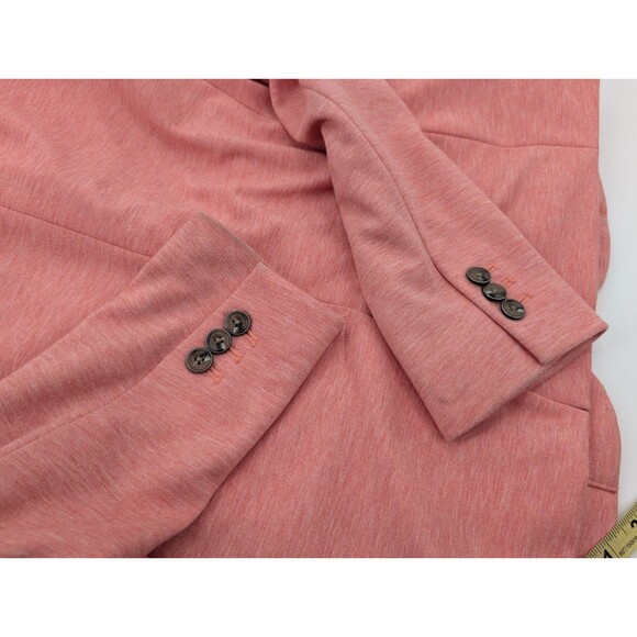 GAP Academy Heathered Pink Classic Button Down Blazer Jacket Pockets Size 10 - Picture 9 of 9